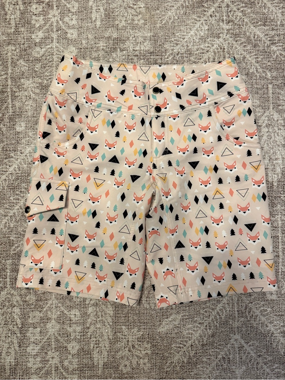 ✨Shredley Fox Print MTB Shorts Size 2✨